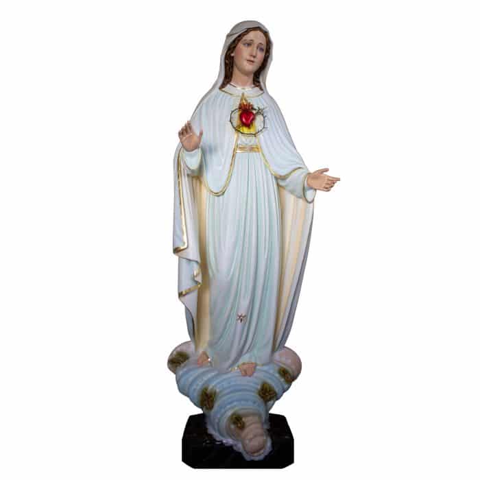 葡萄牙木雕-圣母圣心 Catholic religious art