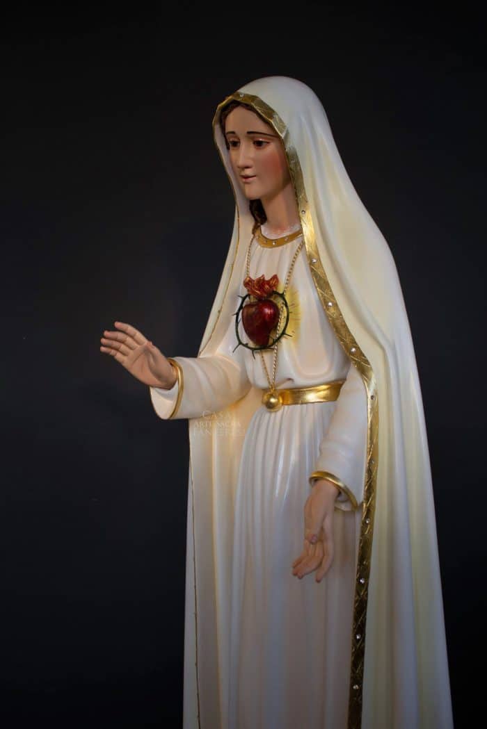 葡萄牙木雕-圣母圣心 Catholic religious art