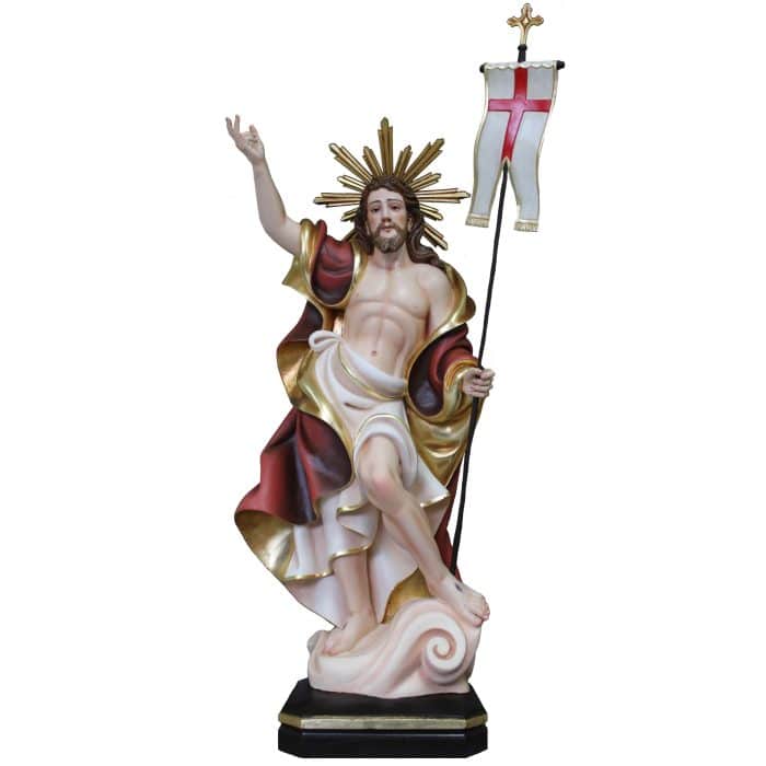 葡萄牙木雕-基督复活像 Catholic religious art