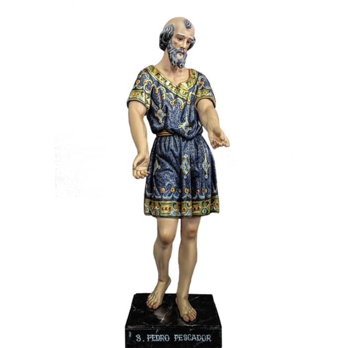 葡萄牙木雕-圣柏多禄宗徒渔夫 Catholic religious art