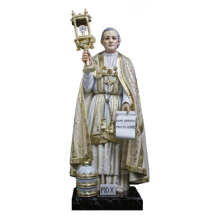 葡萄牙木雕-圣皮欧十世像 Catholic religious art