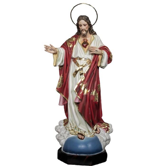 葡萄牙木雕-耶稣圣心像 Catholic religious art