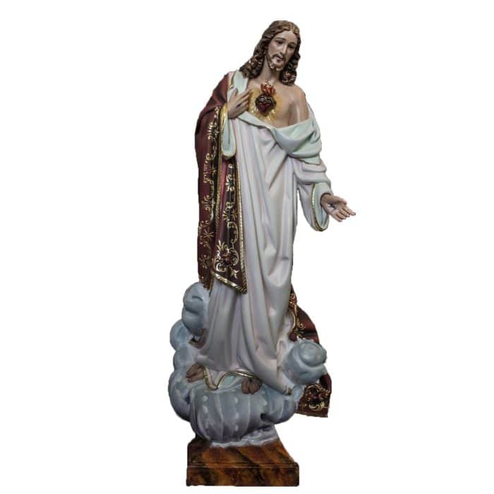 葡萄牙木雕-耶稣圣心像 Catholic religious art