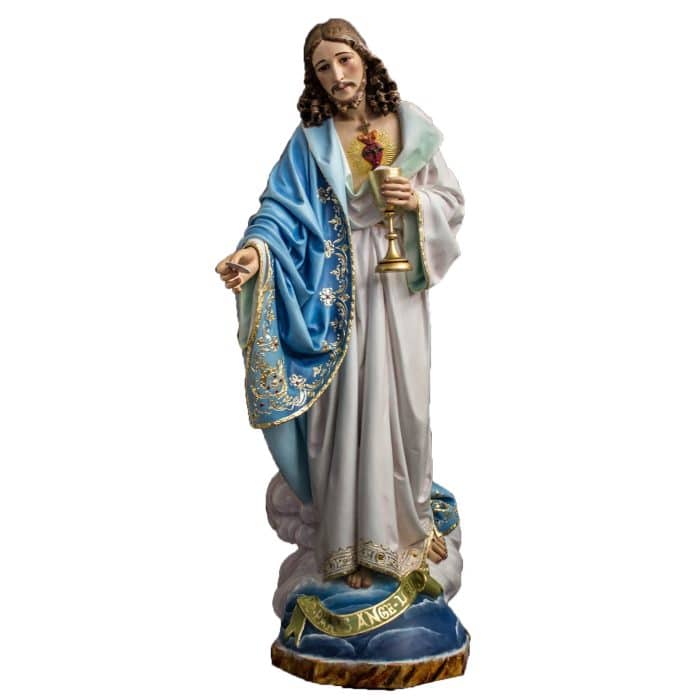 葡萄牙木雕-耶稣圣心像 Catholic religious art