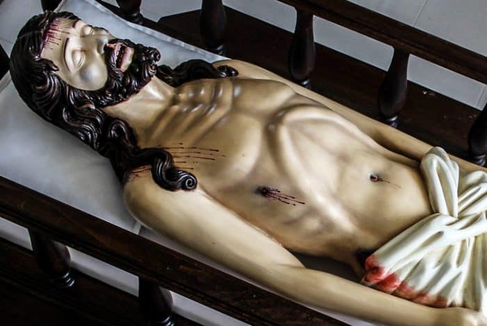 葡萄牙木雕-已故的基督像 Catholic religious art