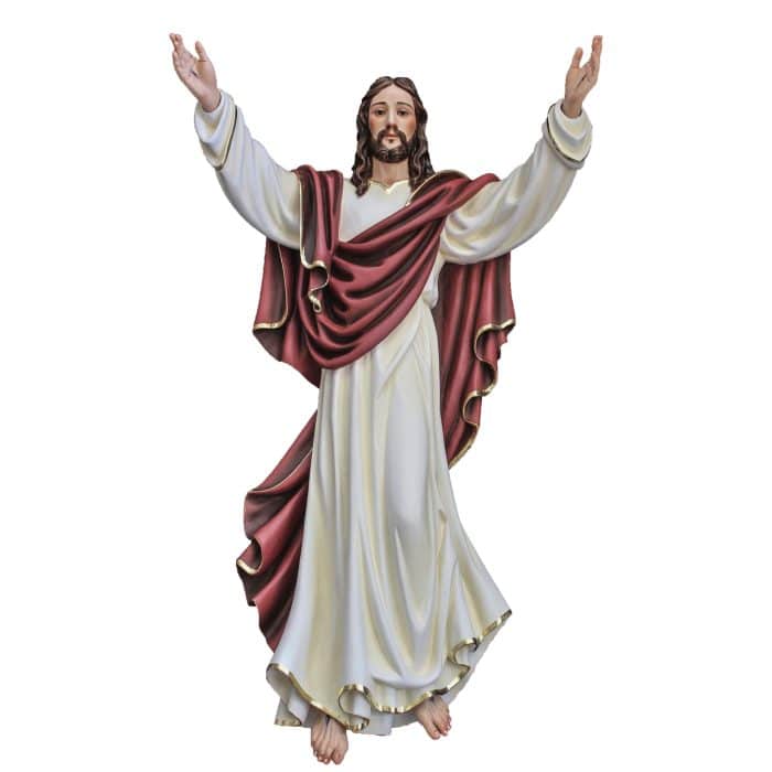 葡萄牙木雕-复活的基督像 Catholic religious art