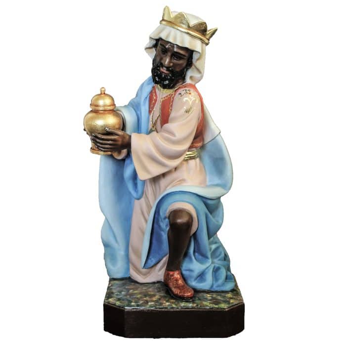 葡萄牙木雕-东方三贤王贾斯帕像 Catholic religious art