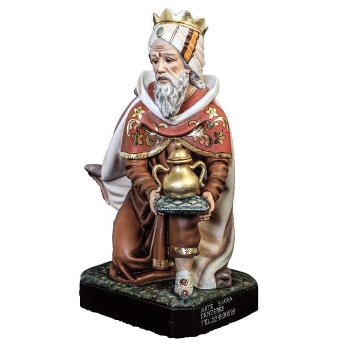 葡萄牙木雕-东方三贤王巴尔塔萨像 Catholic religious art