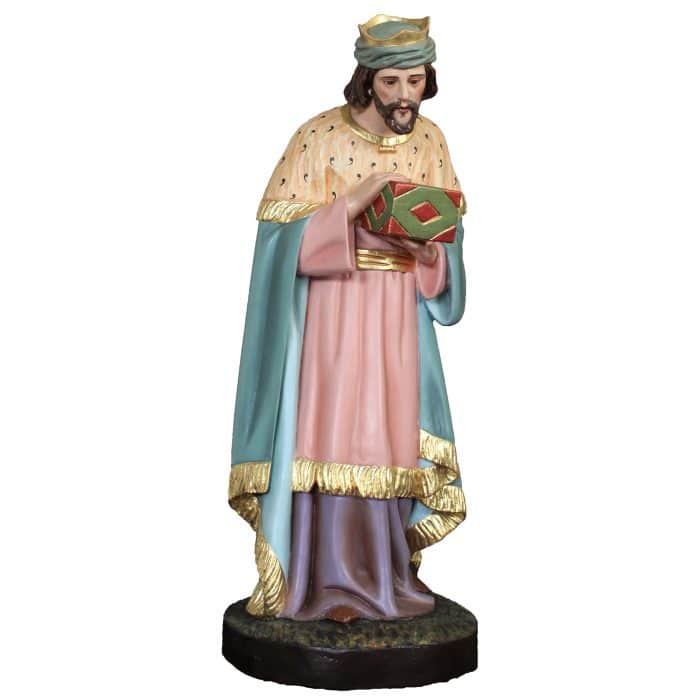 葡萄牙木雕-东方三贤王梅尔基奥像 Catholic religious art