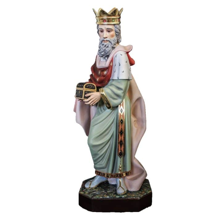 葡萄牙木雕-东方三贤王梅尔基奥像 Catholic religious art