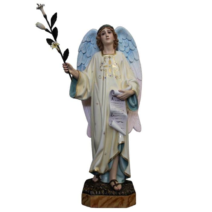 葡萄牙木雕-圣加俾厄尔天使 Catholic religious art