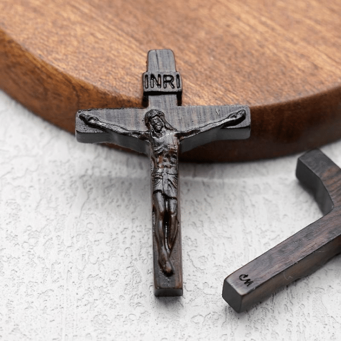 DIY十字架-经典款-黑檀木 Catholic religious art