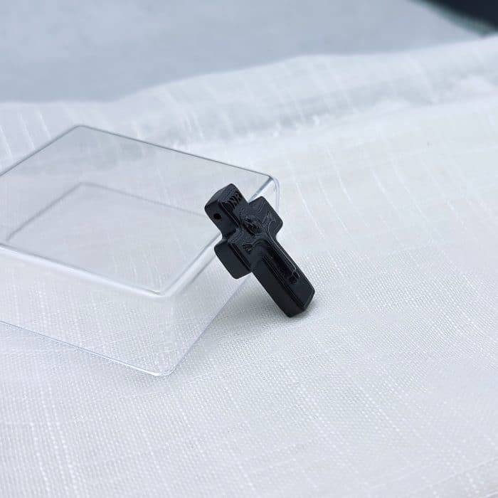 DIY十字架-卡通版-黑檀木-3.8cm Catholic religious art