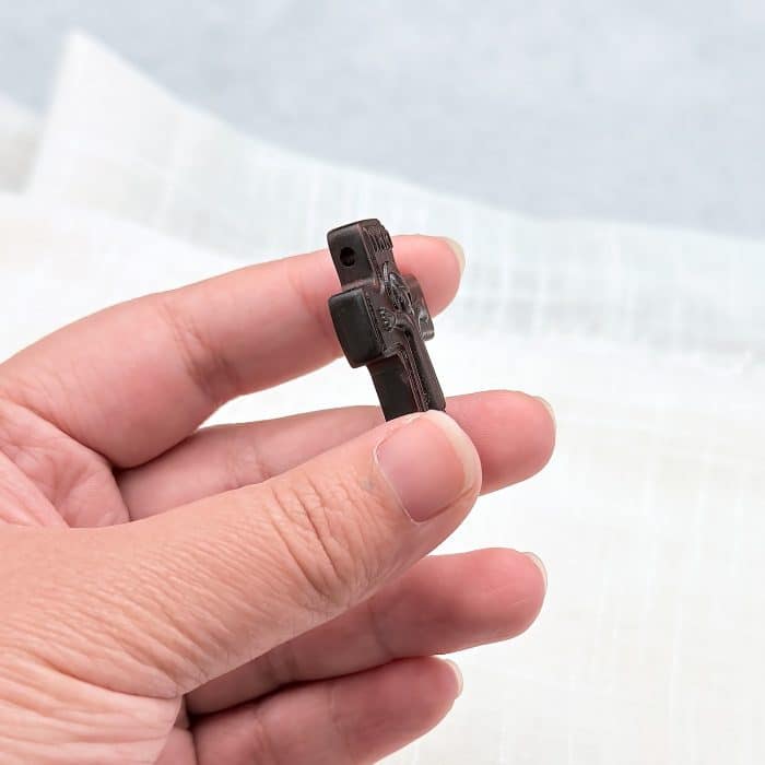 DIY十字架-卡通版-紫檀木-3.8cm Catholic religious art