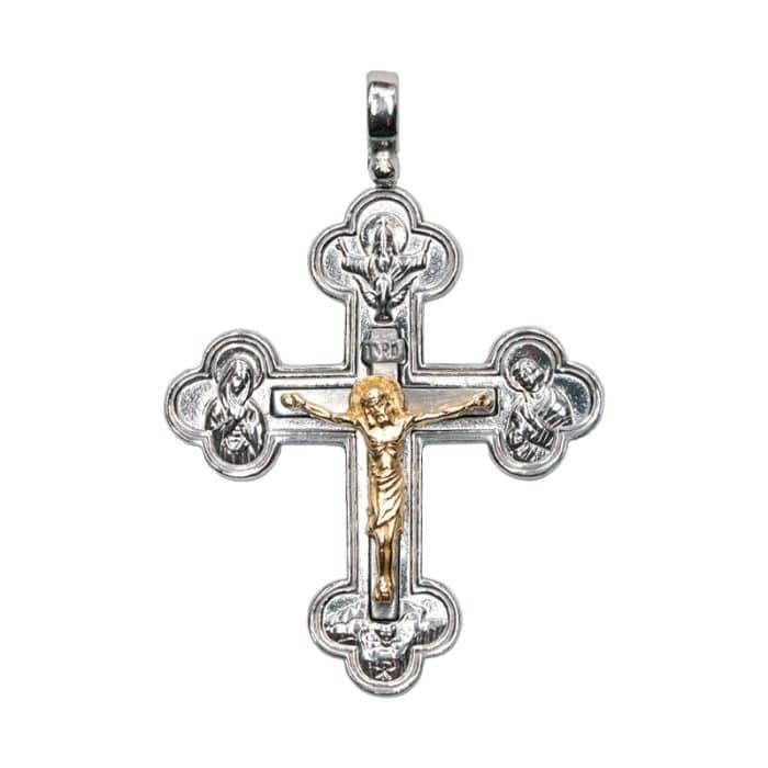 银十字架-天主之极-耶稣金色 Catholic religious art