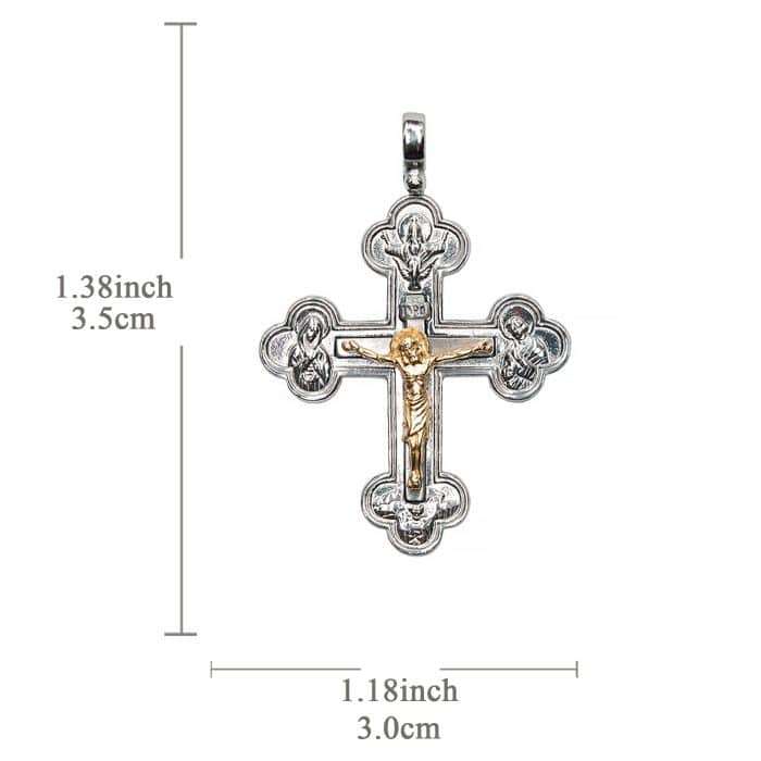 银十字架-天主之极-耶稣金色 Catholic religious art