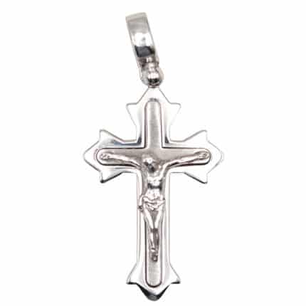银十字架-全然奉献-银色
