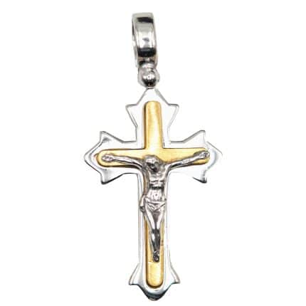 银十字架-全然奉献-金色