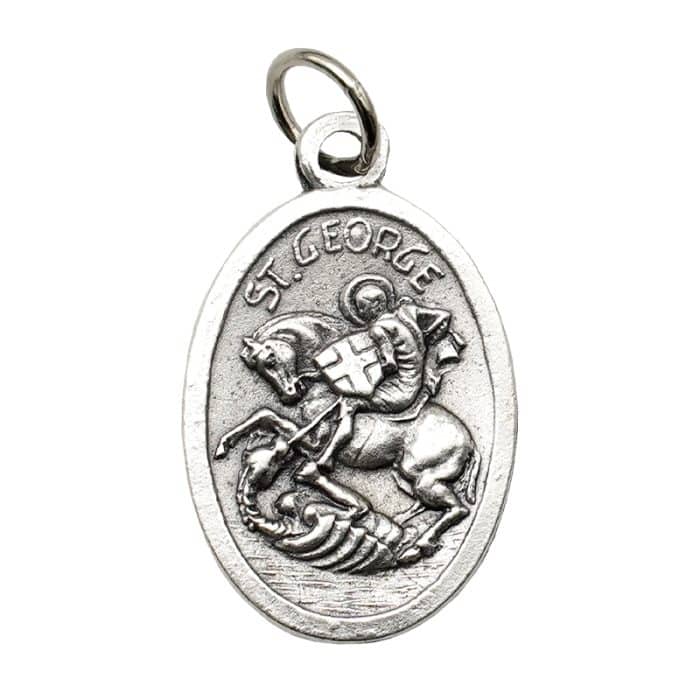 DIY小吊牌-圣乔治+字-锌合金-2.2cm Catholic religious art