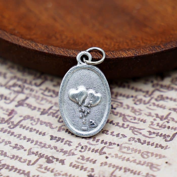 DIY小吊牌-中保圣母-锌合金-2.2cm Catholic religious art