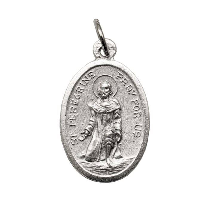 DIY小吊牌-圣贝肋格灵·拉斯奥斯-锌合金-2.2cm Catholic religious art