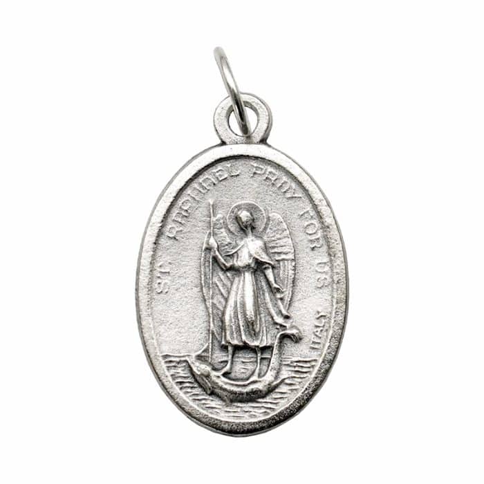 DIY小吊牌-辣法厄尔+玫瑰花-锌合金-2.2cm Catholic religious art