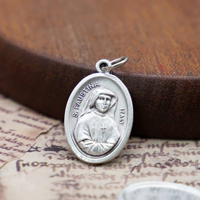 DIY小吊牌-傅天娜修女-锌合金-2.2cm Catholic religious art