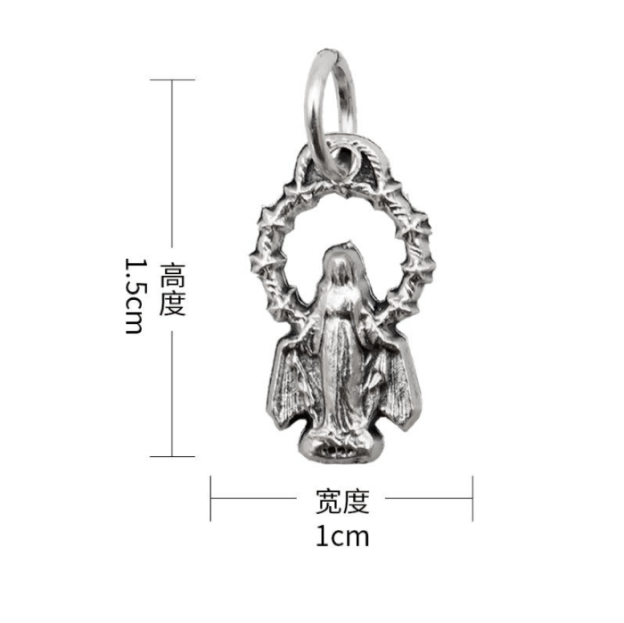 DIY小吊牌-合金-1.5cm Catholic religious art