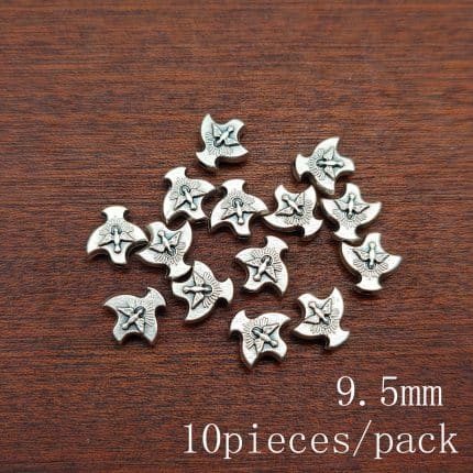 DIY双通-圣神鸽子-锌合金镀银-0.95cm