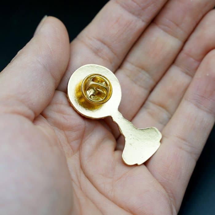 胸针-合金-金色-圣体光-4x2cm Catholic religious art