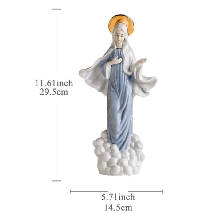 陶瓷摆件-默主哥耶圣母-29.5cm Catholic religious art