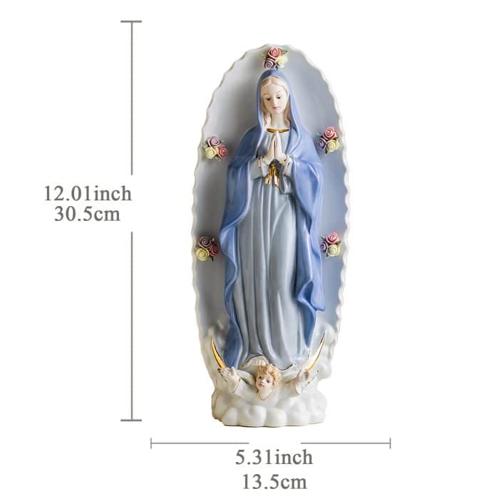 陶瓷摆件-瓜达卢佩圣母-30.5cm Catholic religious art