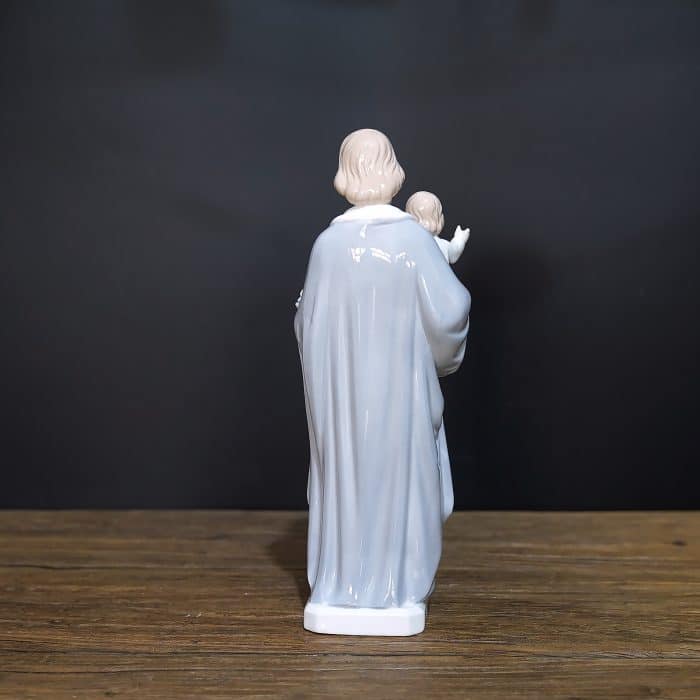 陶瓷摆件-圣若瑟抱耶稣-30cm Catholic religious art