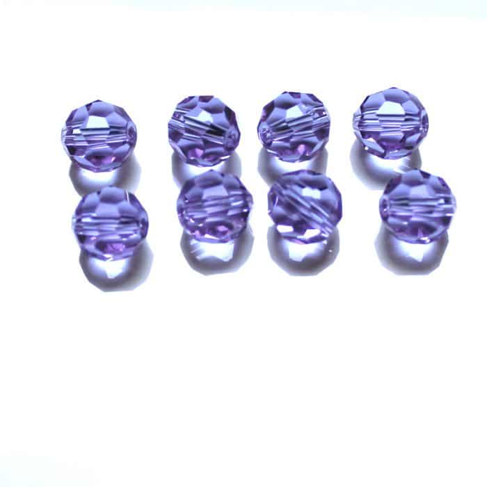 DIY珠子-水晶32切面-04水晶紫 Catholic religious art