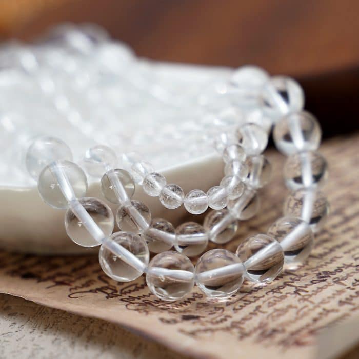 DIY珠子-白水晶 Catholic religious art