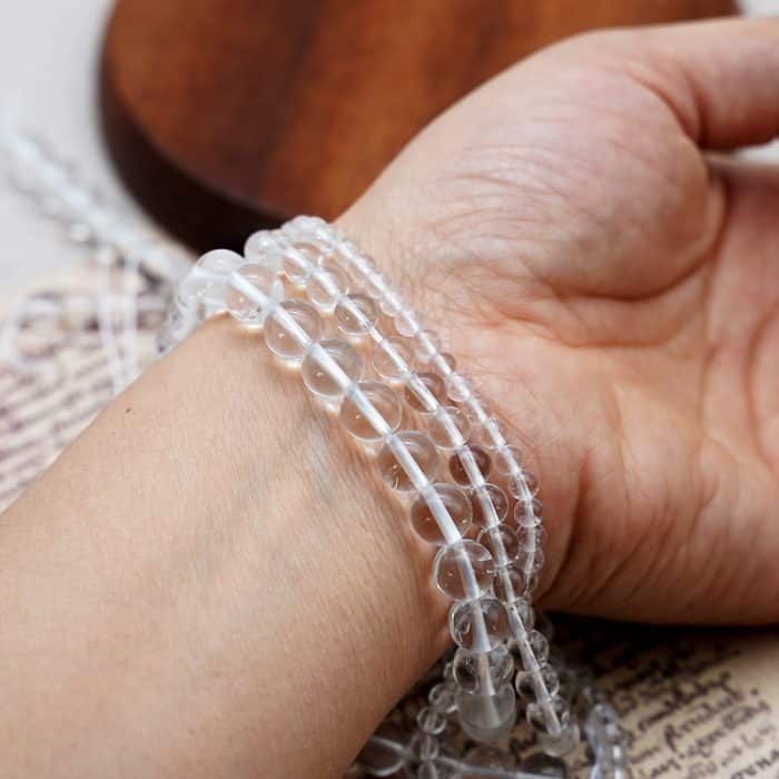 DIY珠子-白水晶 Catholic religious art