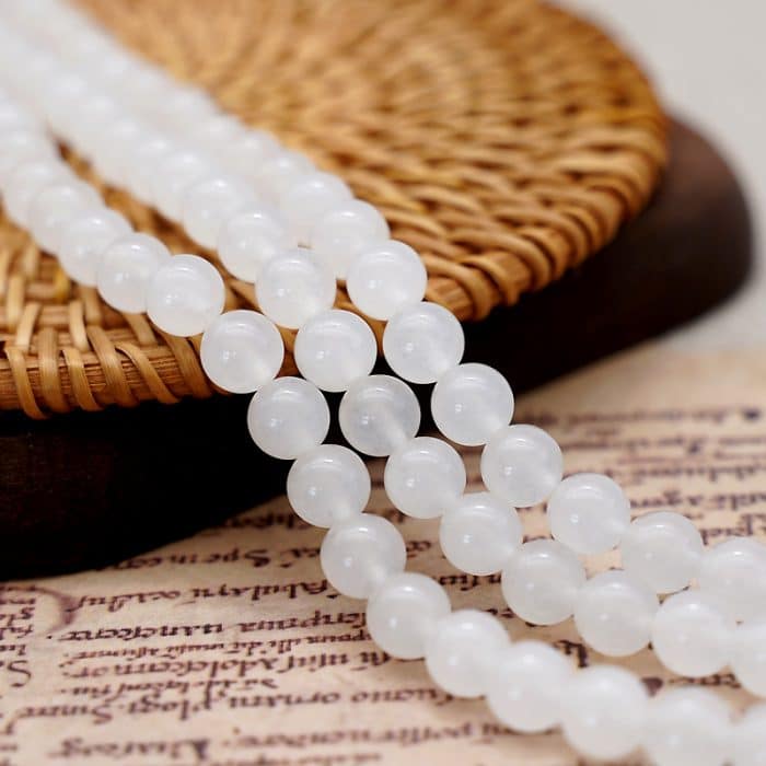 DIY珠子-白玉髓 Catholic religious art