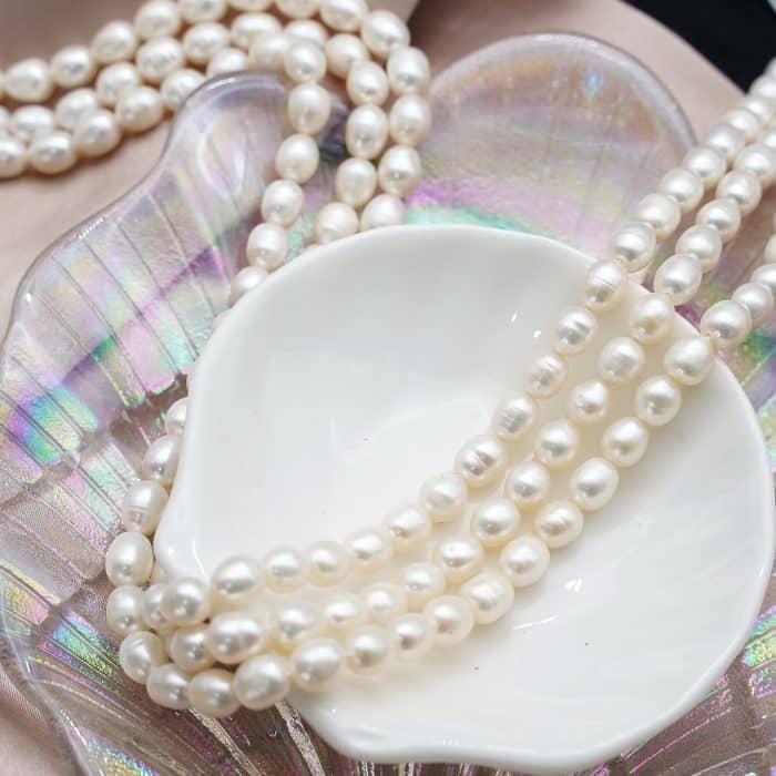 DIY珠子-白珍珠-6mm（1条约50颗） Catholic religious art