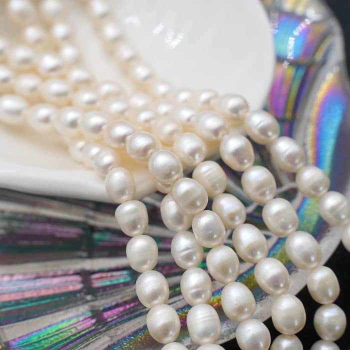 DIY珠子-白珍珠-6mm（1条约50颗） Catholic religious art