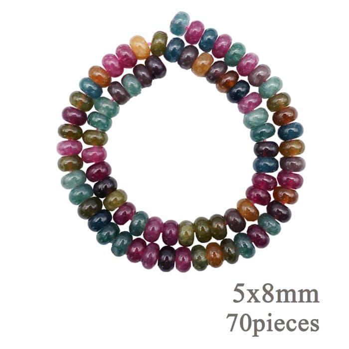 DIY珠子-彩色算盘珠-5x8mm（1条约70颗） Catholic religious art