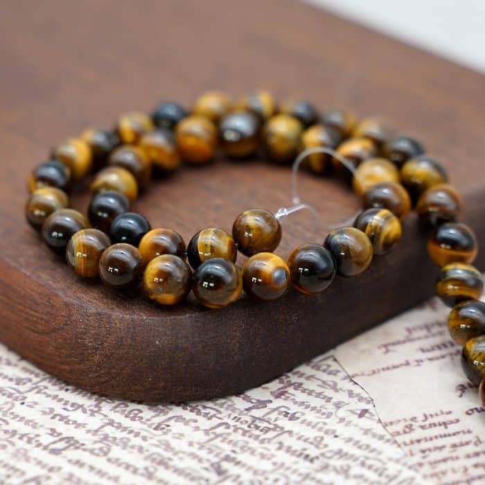 DIY珠子-虎眼石8mm（1条约45颗） Catholic religious art