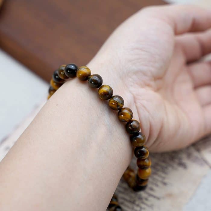 DIY珠子-虎眼石8mm（1条约45颗） Catholic religious art