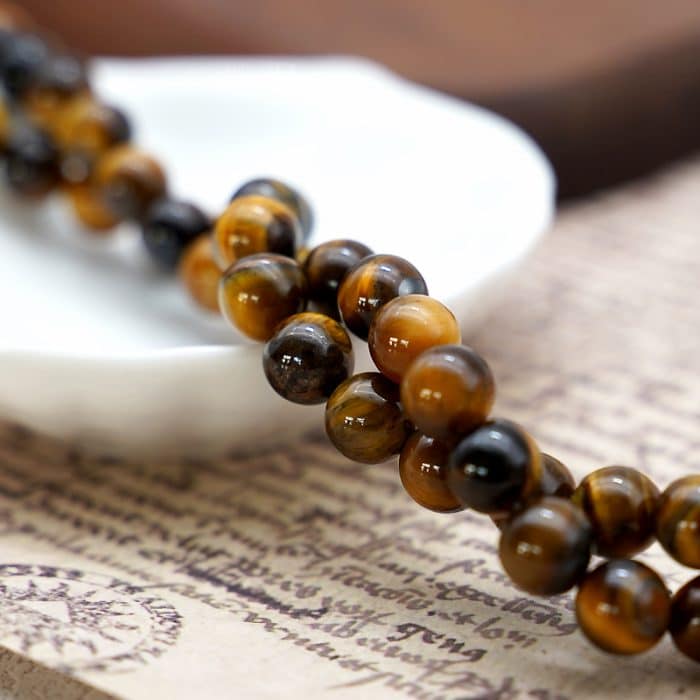 DIY珠子-虎眼石8mm（1条约45颗） Catholic religious art