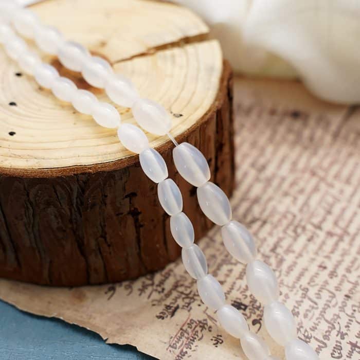 DIY珠子-白玛瑙-米珠 Catholic religious art