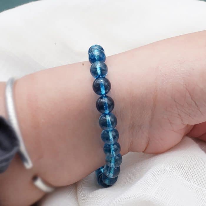 DIY珠子-蓝色爆花水晶-8mm（1条约45颗） Catholic religious art