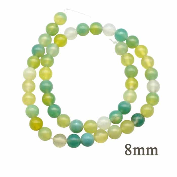 DIY珠子-苹果绿玛瑙8mm（1条约45颗） Catholic religious art