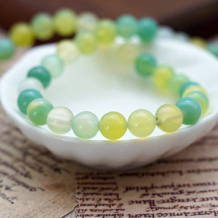 DIY珠子-苹果绿玛瑙8mm（1条约45颗） Catholic religious art