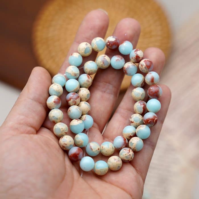 DIY珠子-寿山石-6/8MM Catholic religious art