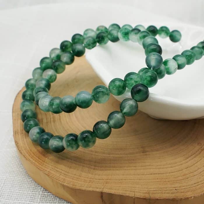 DIY珠子-水草玉髓6mm（1条约60颗）孔径约1mm Catholic religious art