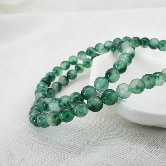 DIY珠子-水草玉髓6mm（1条约60颗）孔径约1mm Catholic religious art